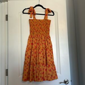 Sunday Up Yellow Rose Dress - Small